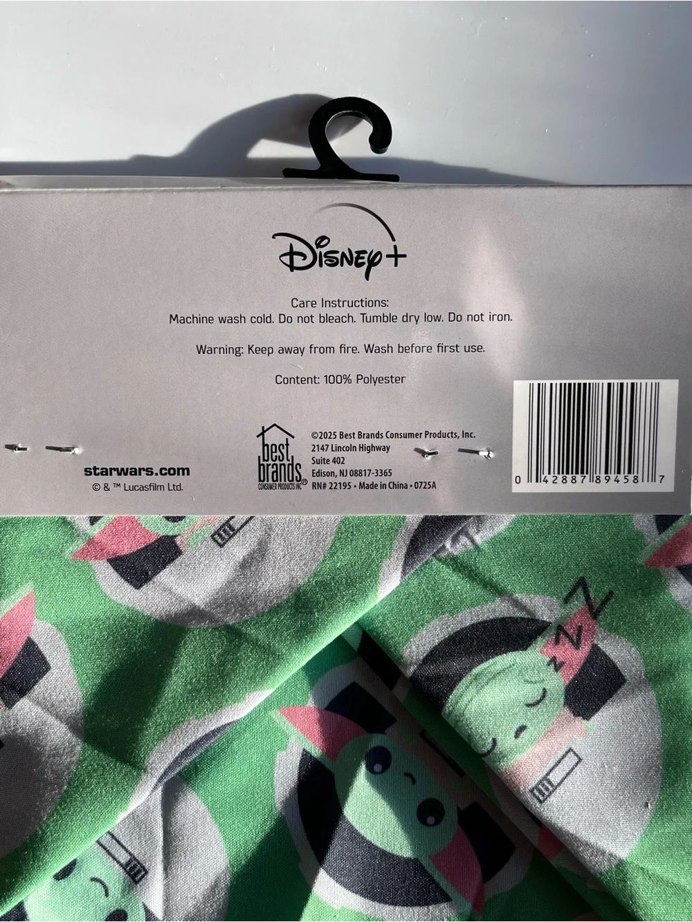 Disney Star Wars Mandalorian Grogu Print Pet Bandana - Green, Pink, Black, White